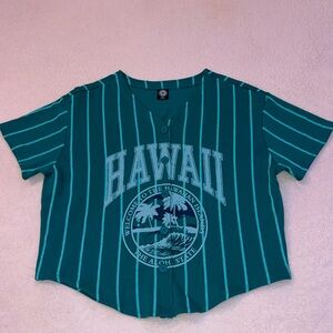 PacSun. Hawaii Button Up Tee Shirt. NEVER WORN!